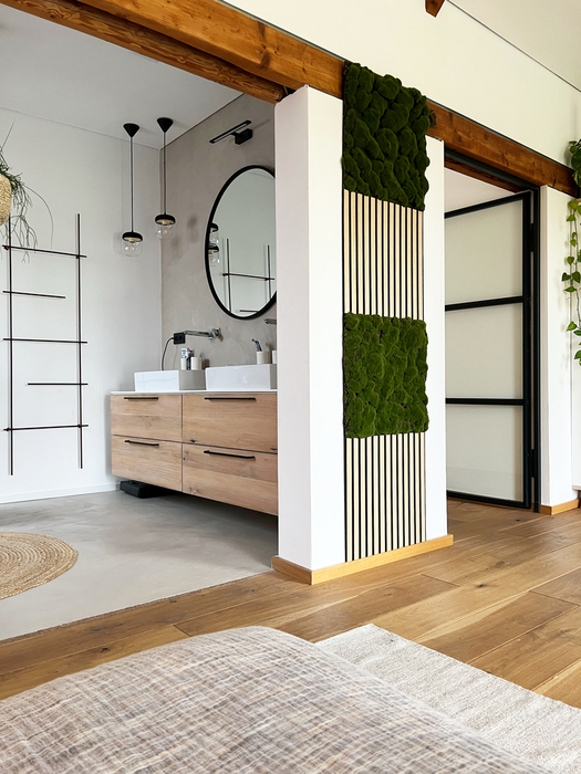 Jangal Modular Wall mospanel 52 x 52 cm - Dark Green Bulk